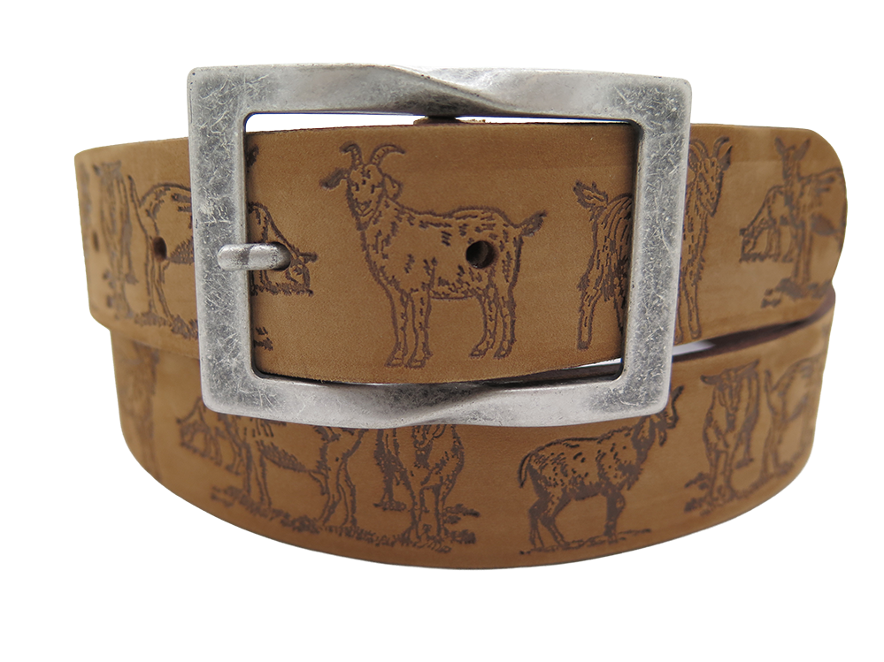 Ledergurt Branding Ziege 35+40mm (11070/72)